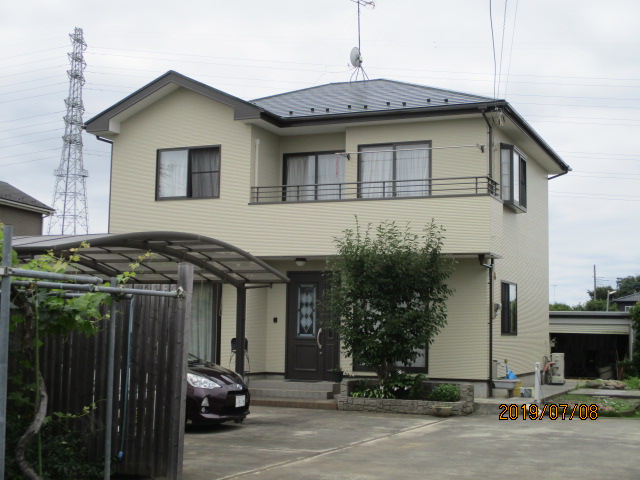 外壁・屋根塗装（シーリング打ち替え／開口部増し打ち含む）＋付帯部塗装の写真